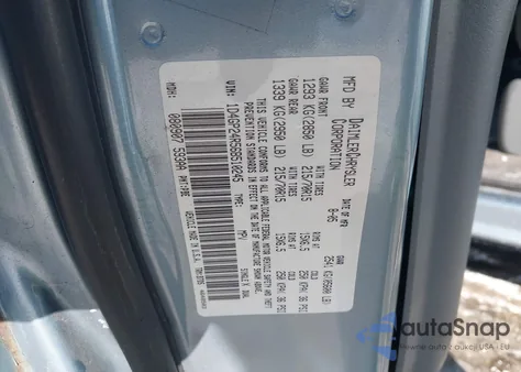 2006 Dodge Grand Caravan Se z USA, uszkodzony, nr VIN 1D4GP24R56B510245